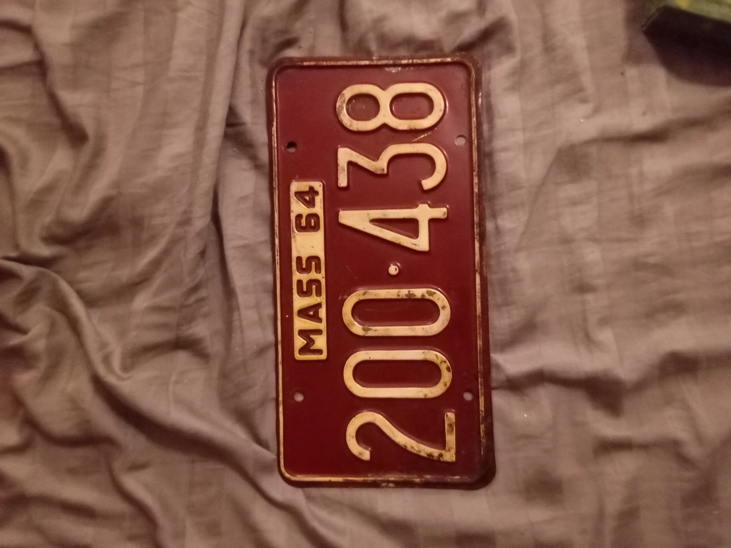 1964 Massachusetts License Plate - 200-438 - photo 2
