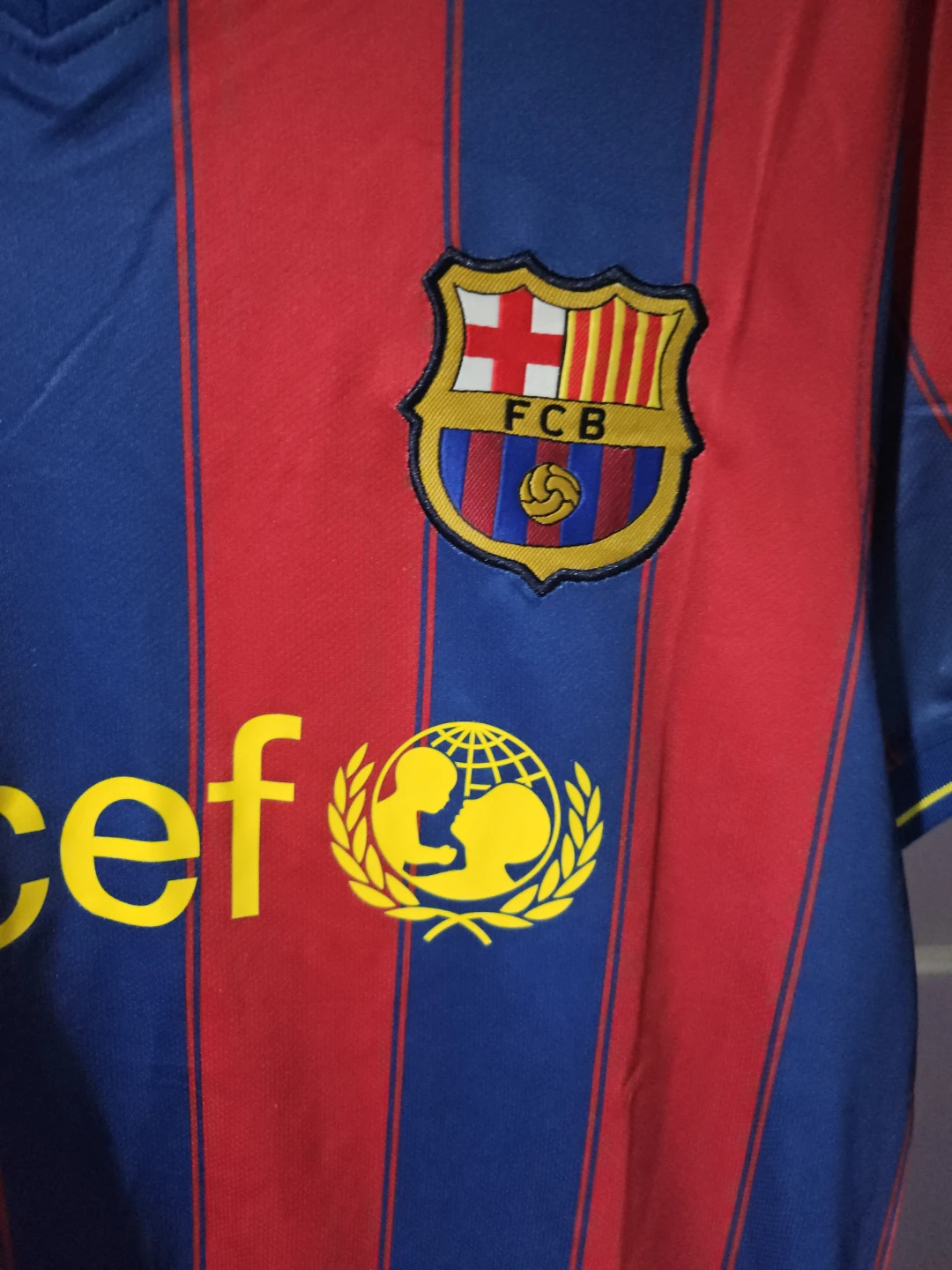 Nike Barcelona Messi 10 Soccer Jersey Size S - photo 2