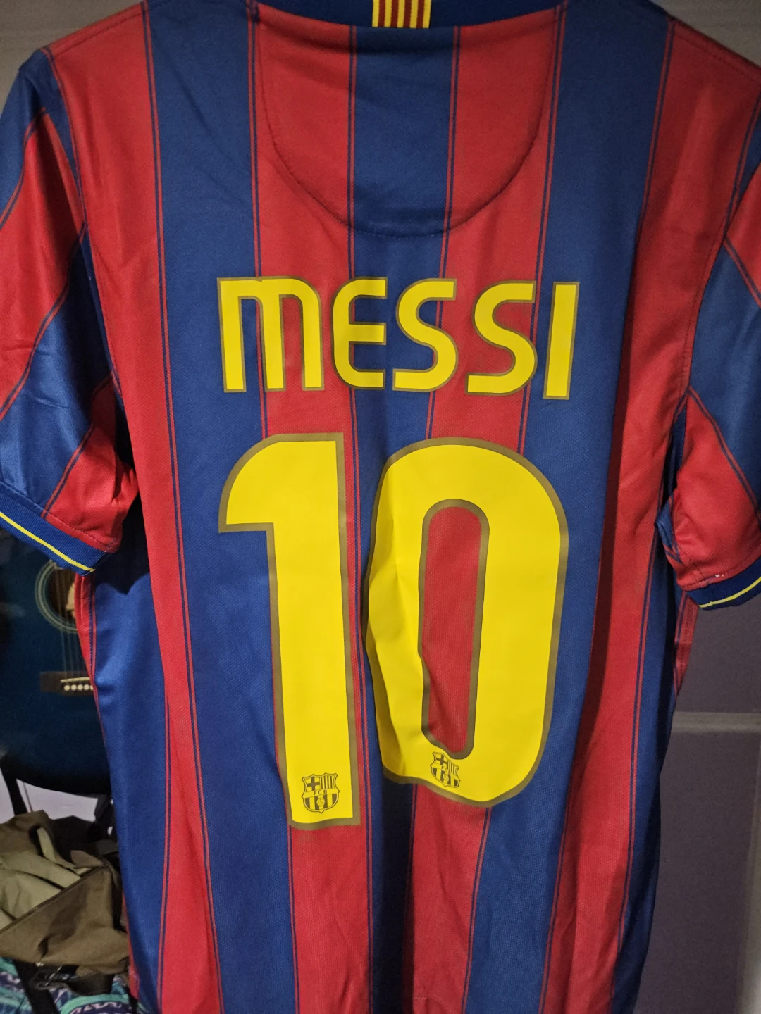 Nike Barcelona Messi 10 Soccer Jersey Size S - photo 5