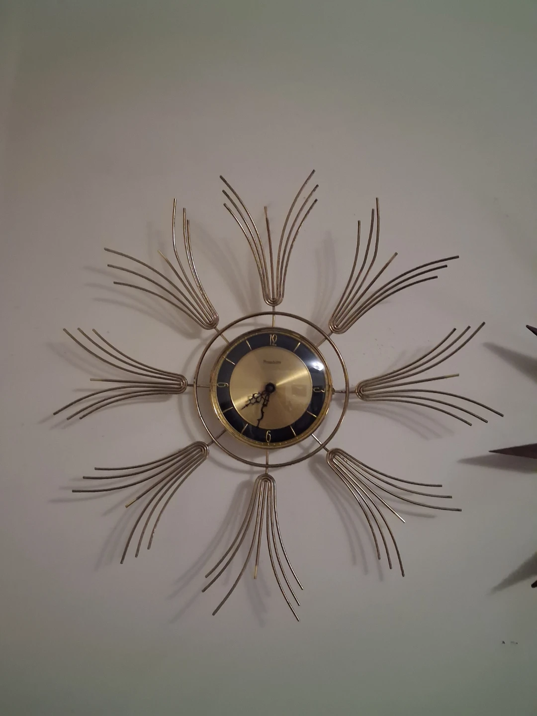 Forestville MCM Sunburst Wall Clock