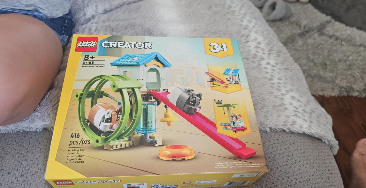 LEGO Creator 3-in-1 Hamster Wheel 31155 Building Set