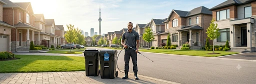 WASH AWAY STINKY🤢 TRASH BINS | PROFESSIONAL BIN CLEANER