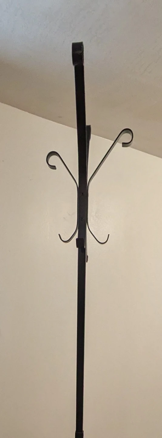 IKEA metal coat rock with black finish - photo 4