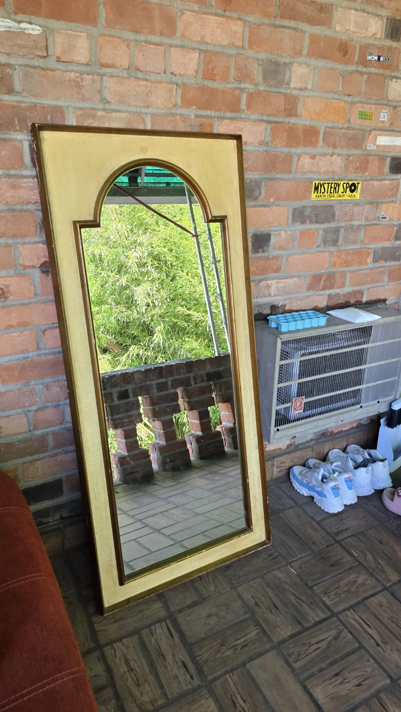Beautiful Vintage Arch  Mirror with Gold Frame(Taller and wider)