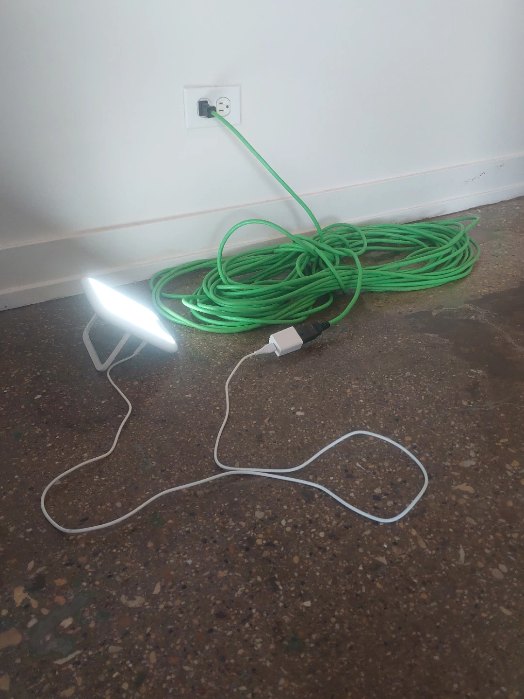50 ft. Outdoor Extension Cord (green) by Husky