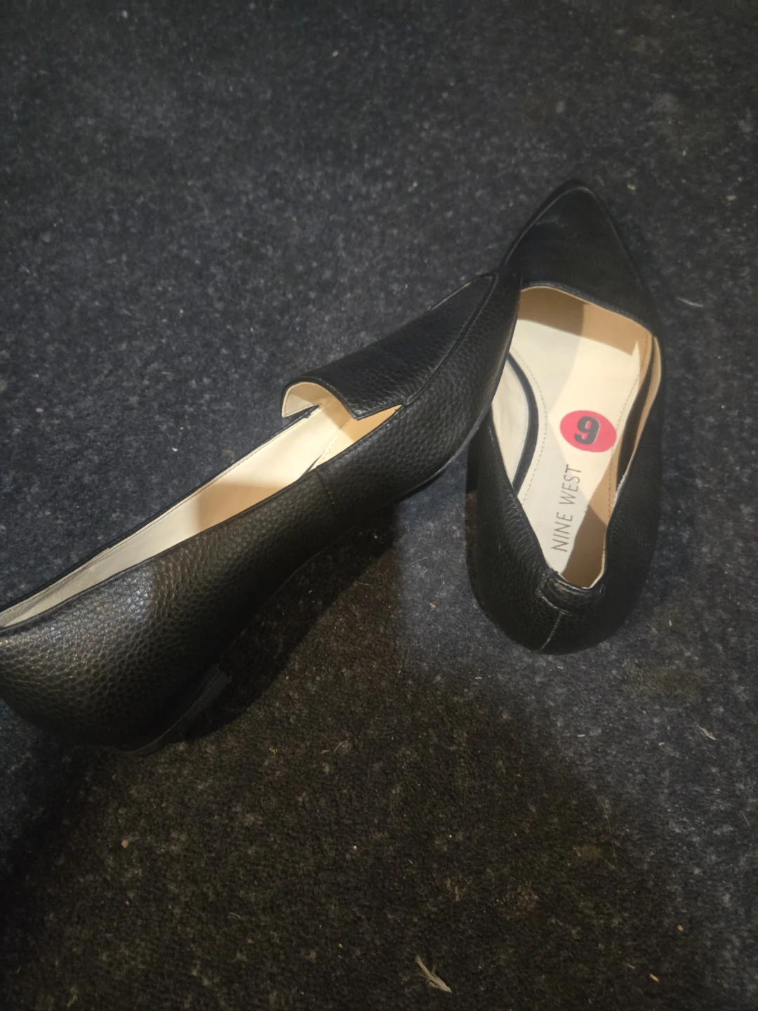 Nine West Black Pointed Toe Flats Size 6 - photo 4