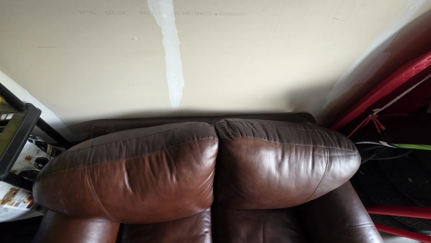 Brown Leather Loveseat - photo 4