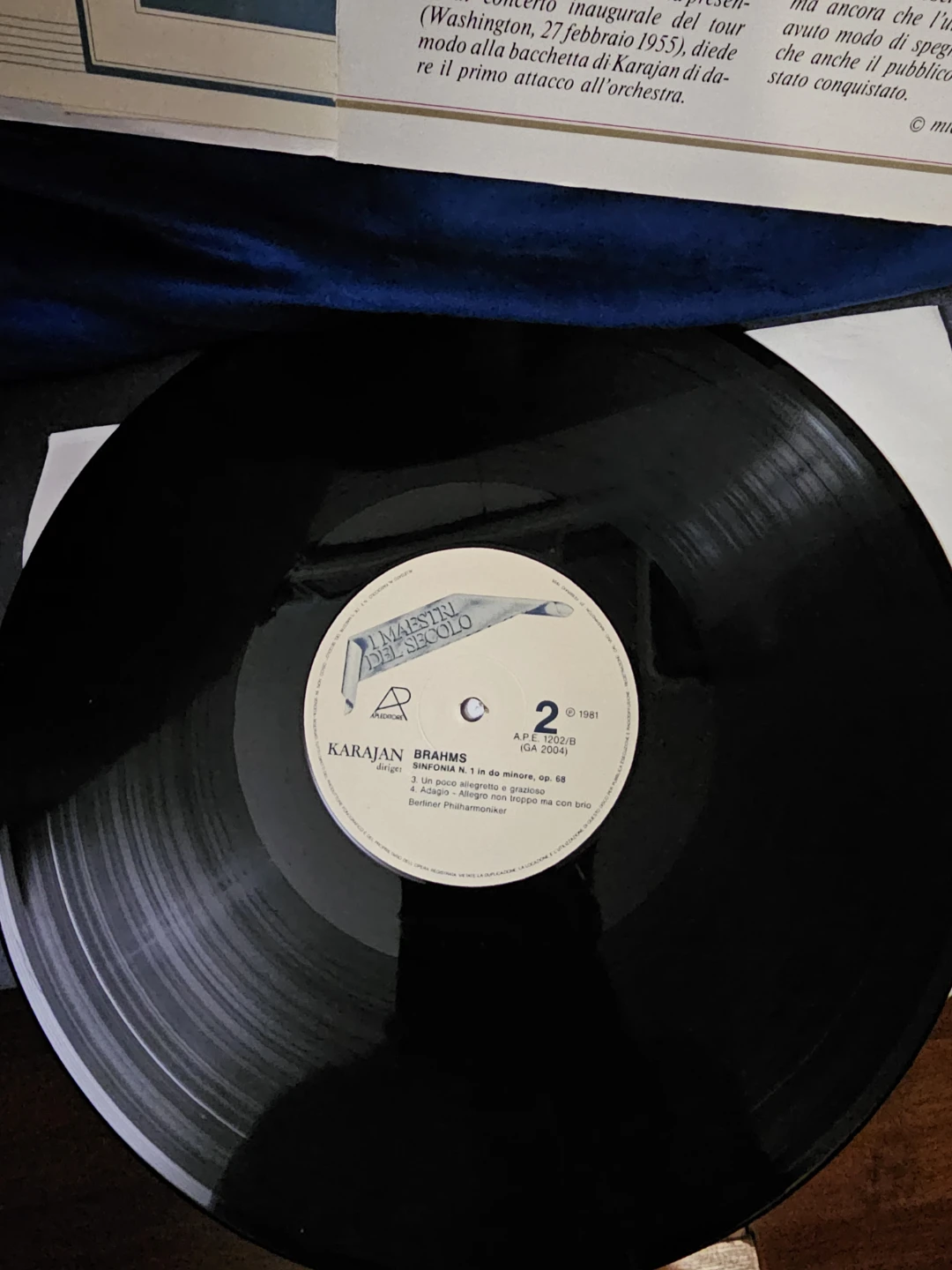 Brahms Symphony No. 1 in D minor, Op. 68 Vinyl Record - photo 4