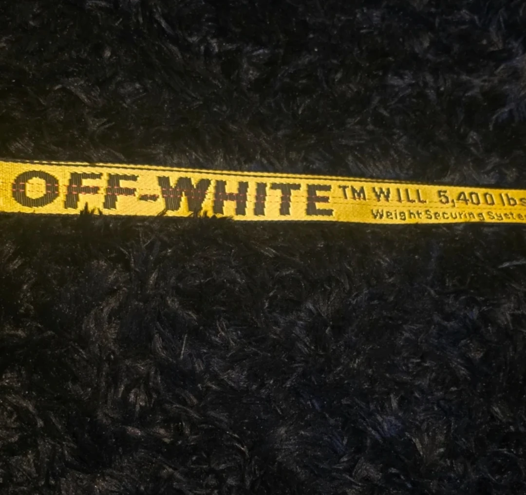 OFF-WHITE Yellow Industrial Belt - photo 2