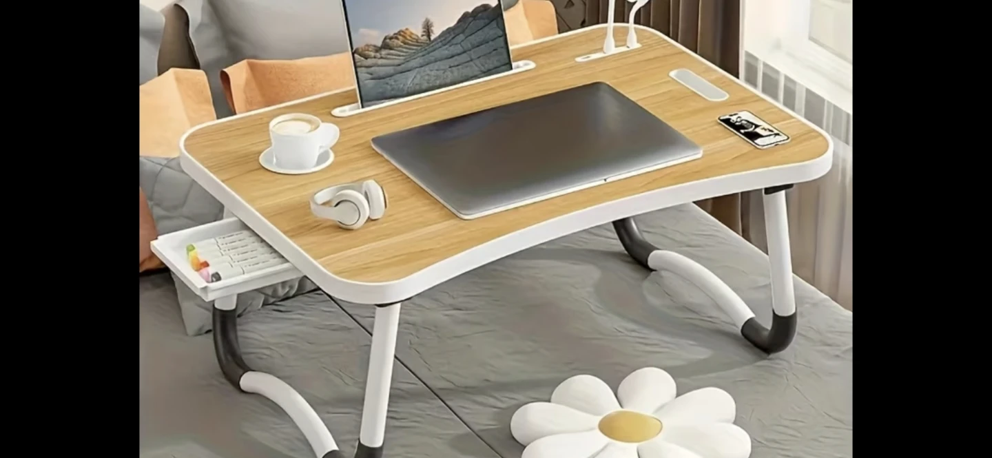 Portable Laptop Desk with Drawer