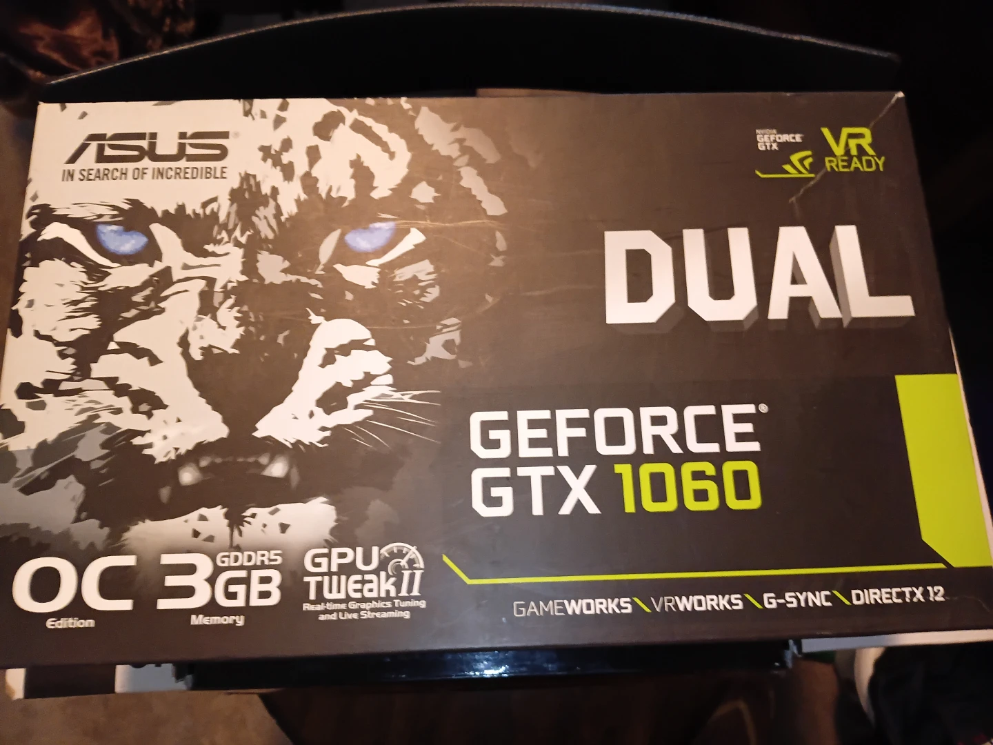 ASUS GeForce GTX 1060 DUAL OC 3GB Graphics Card