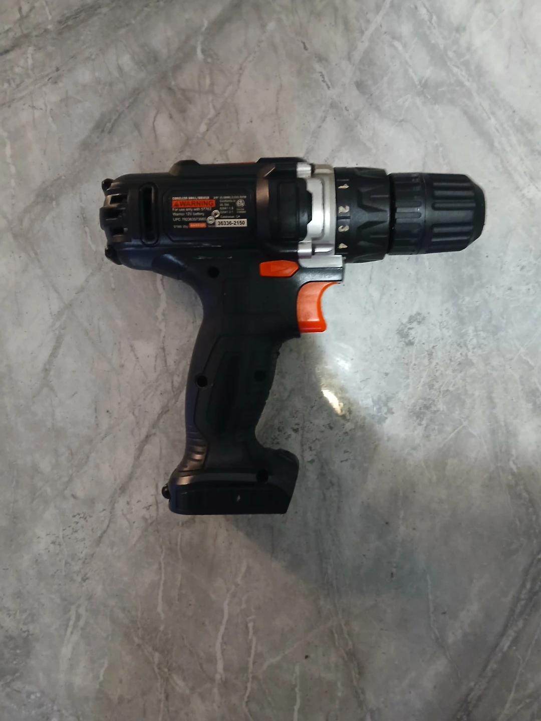 Black & Decker 12V Cordless Drill with Battery & Charger - photo 3