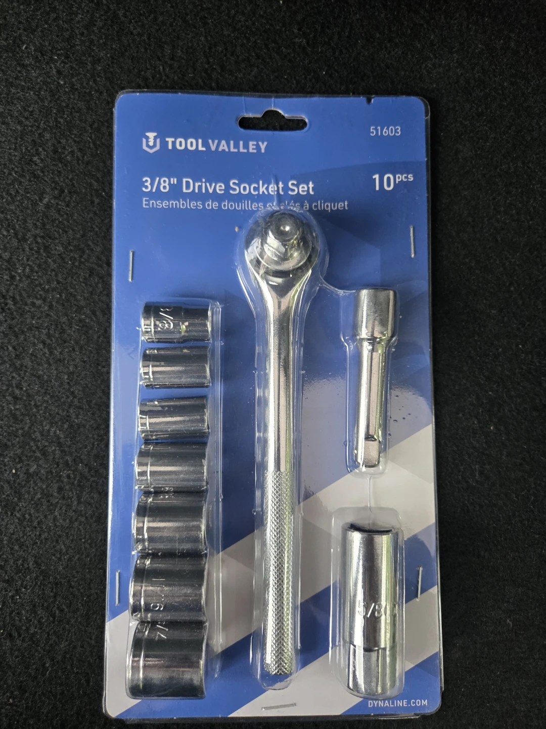 Tool Valley 3/8" Drive Socket Set 10 Pcs