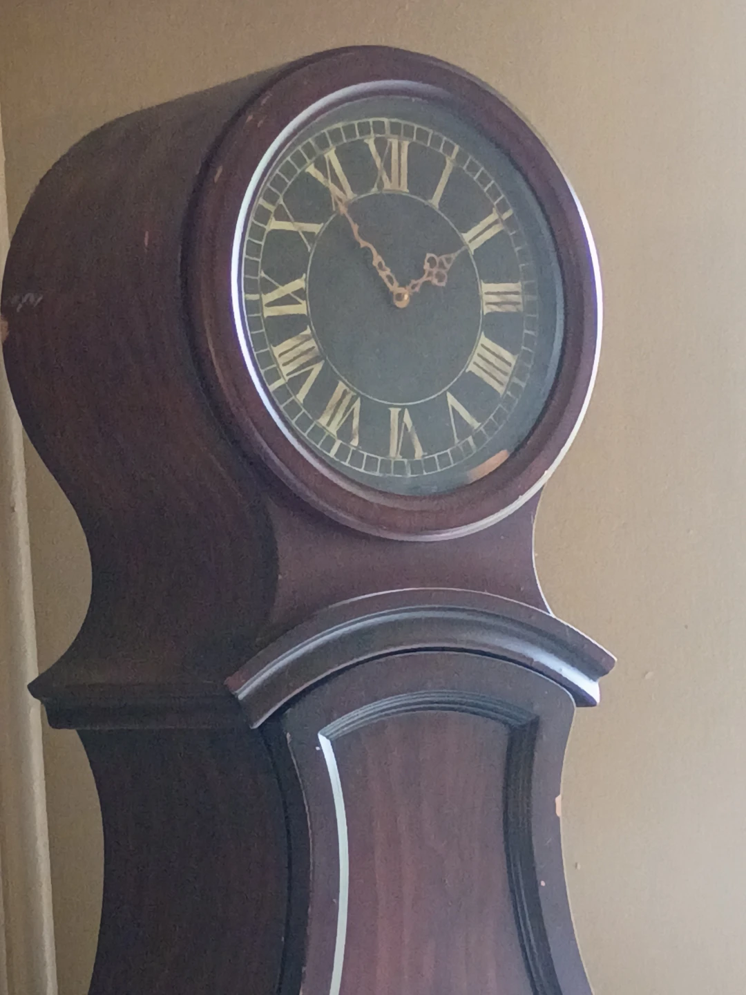 Bombay clock curio cabinet
