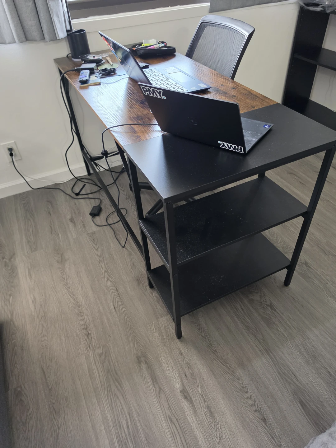 Computer Desk 55" with Shelf – $50