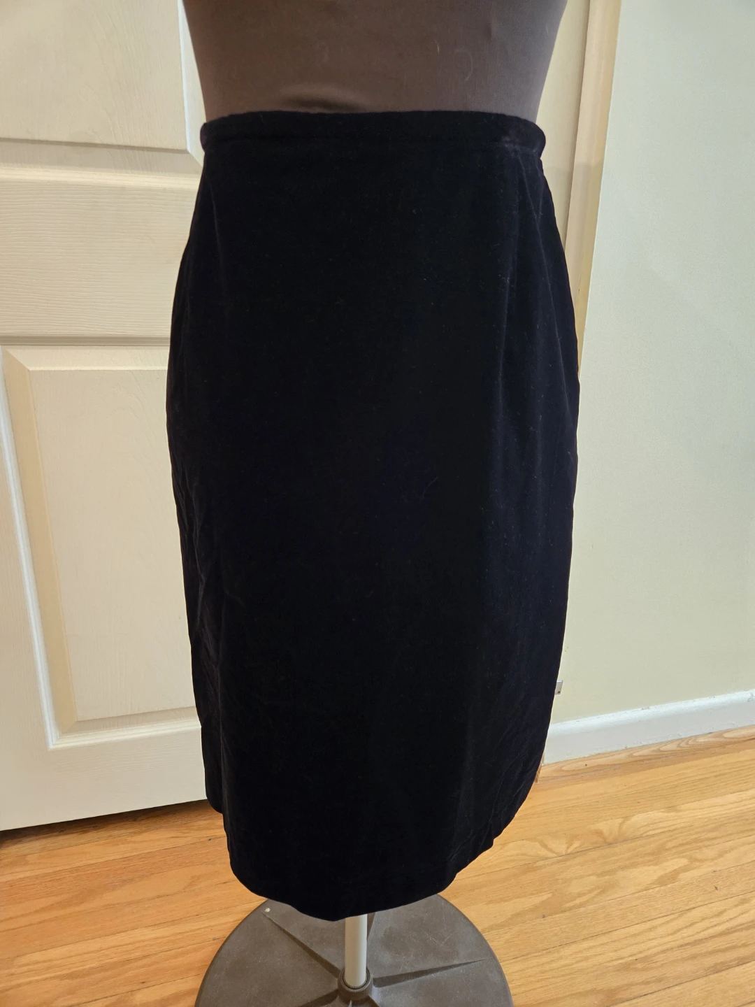 Black Velvet Skirt