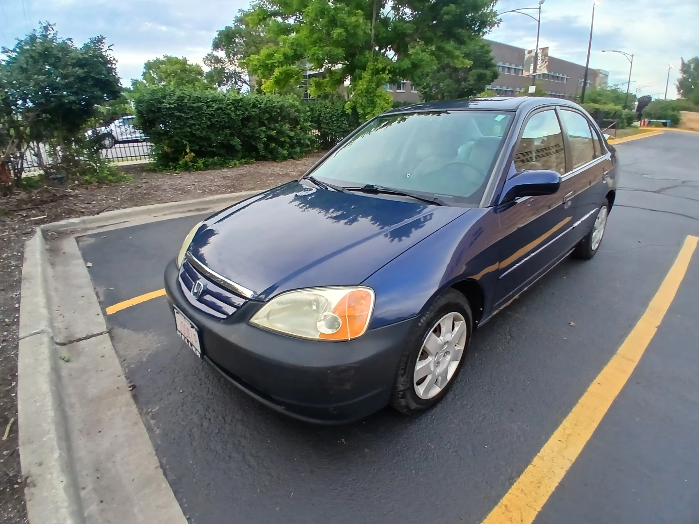 Blue Honda Civic Sedan - photo 2