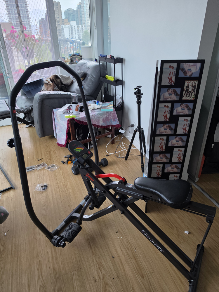 Sunny Health & Fitness Row-N-Ride Smart Full Motion Machine - photo 4