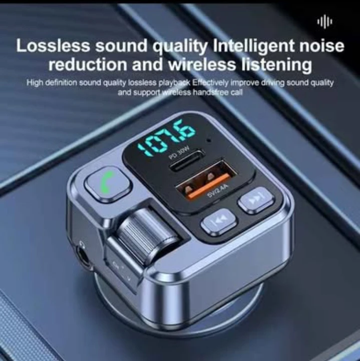 Bluetooth FM Transmitter Car Charger PD 30W - photo 3