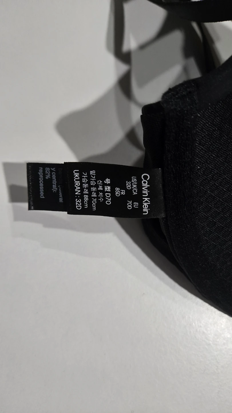 Calvin Klein Black Bra - 32D - photo 2