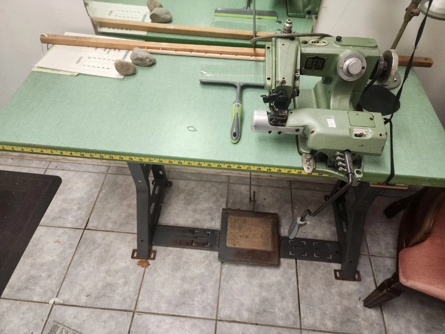 REX Walking Foot Industrial Sewing Machine