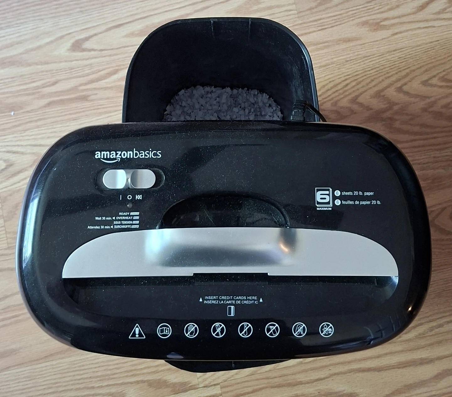 Amazon Basics Paper Shredder - photo 3