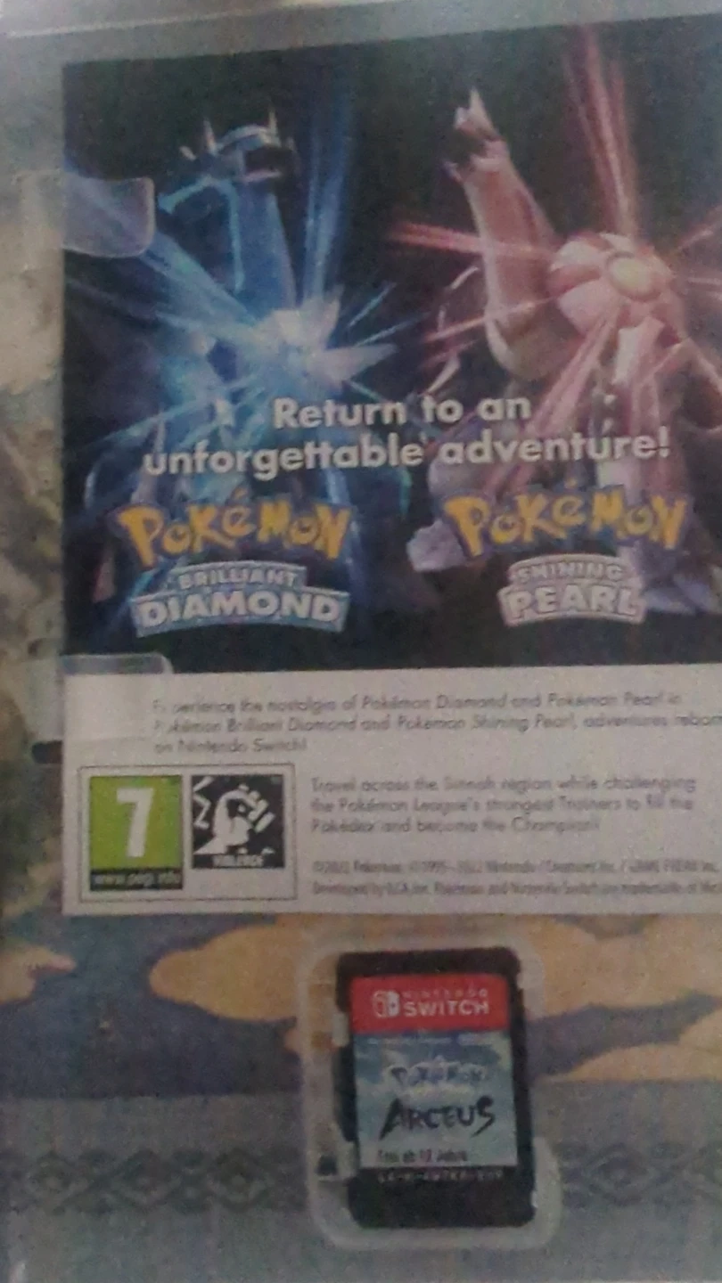 Nintendo Switch Pokémon Legends: Arceus Game Card - photo 2