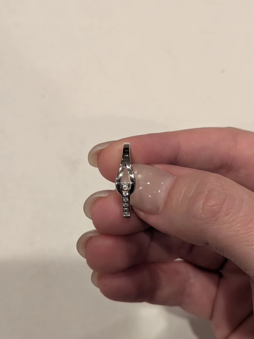 Unique SS Ring with Cubic Zirconia - photo 3