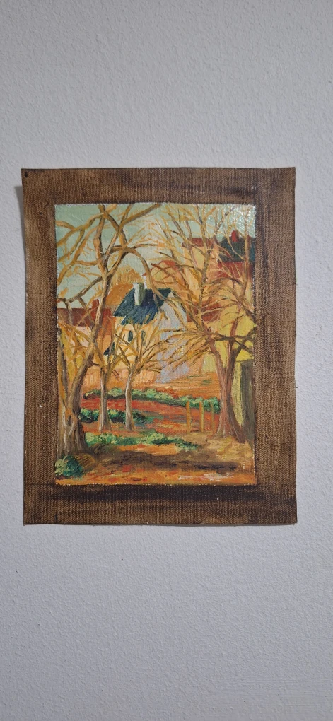 Original Autumn Landscape Oil Painting - photo 2