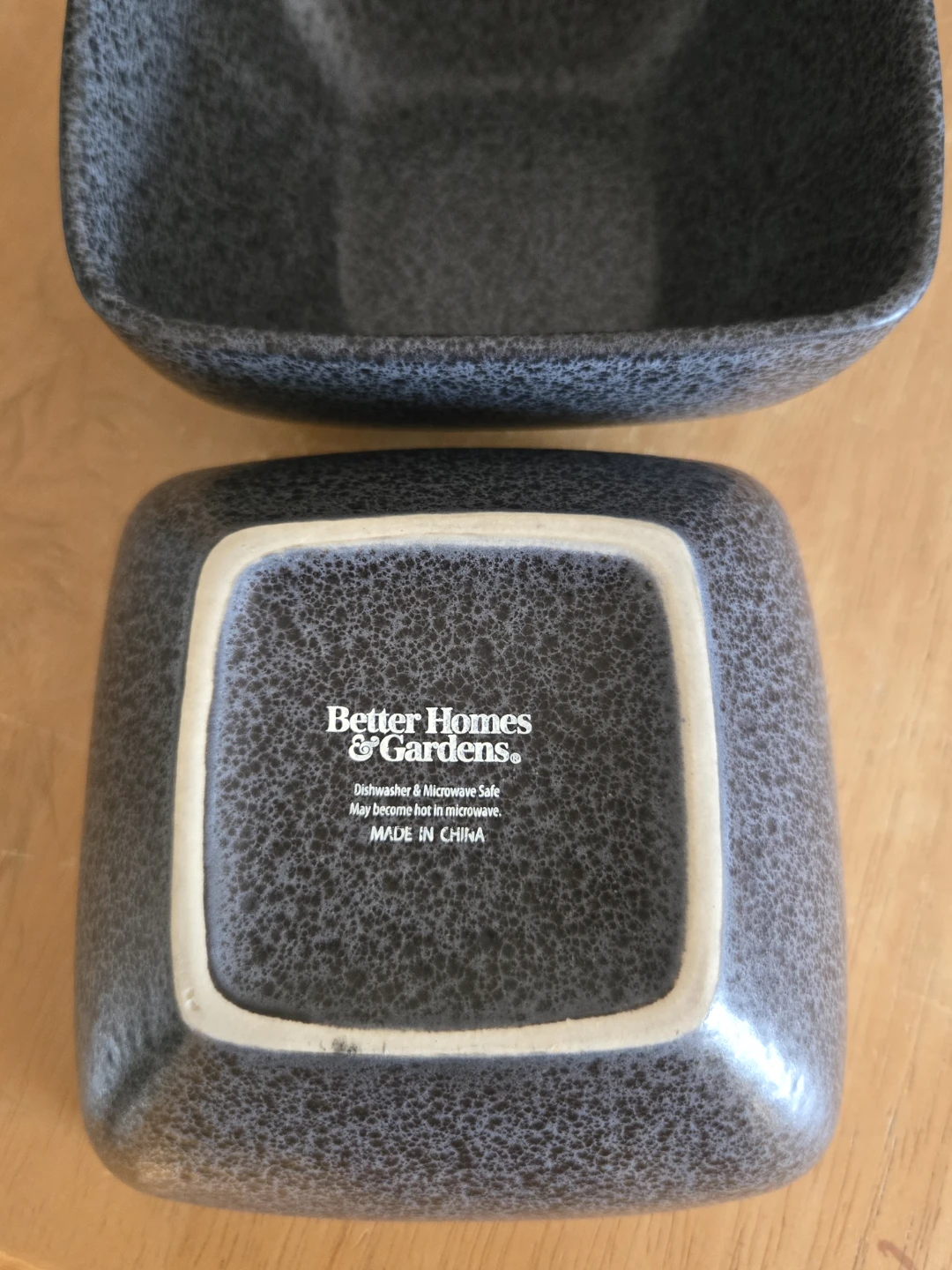 Better Home & Gardens Square Stone Bowls (Set of 2) - photo 3