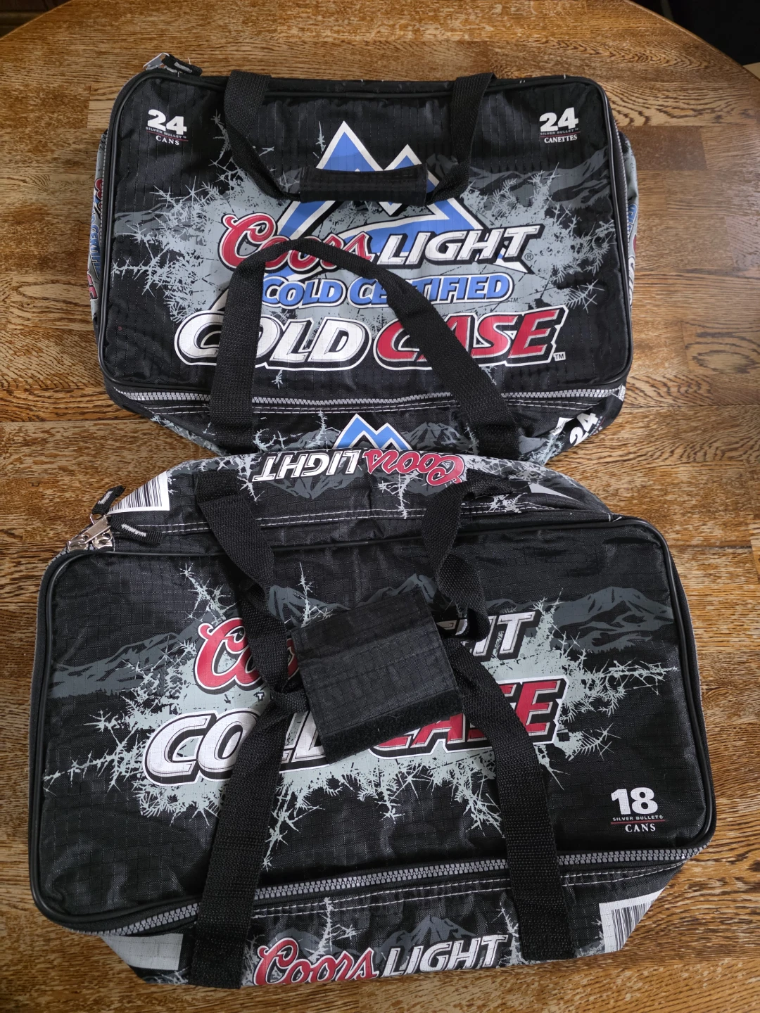 Coors Light Cold Certified Cold Case Cooler Bags