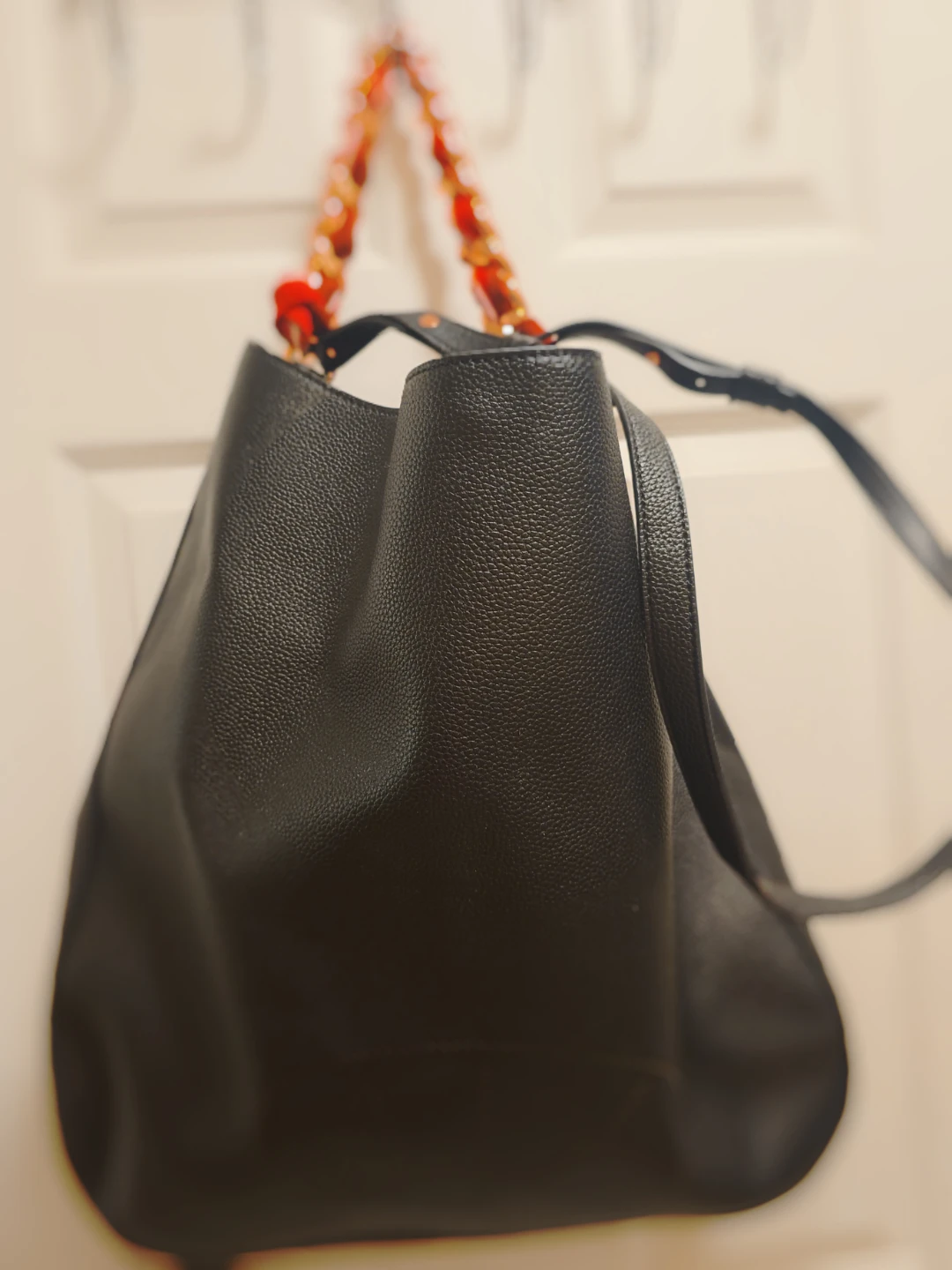 Armani exchange Black Shoulder Bag with Chunky Chain Strap - photo 4
