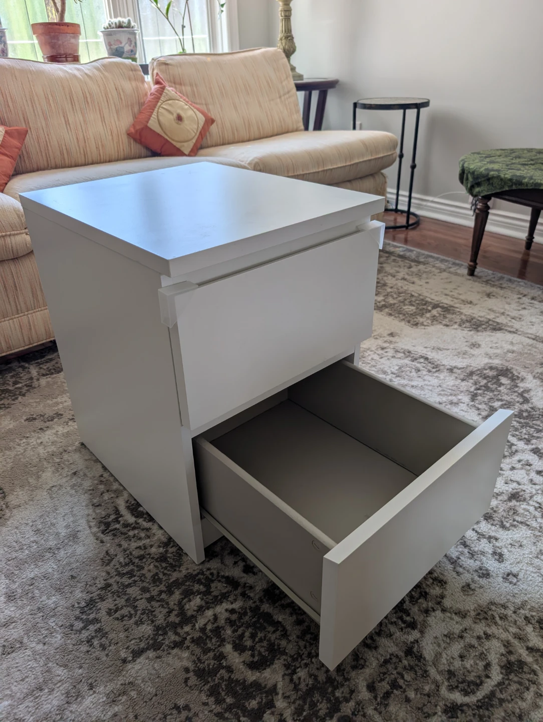 White 2-Drawer Cabinet ikea