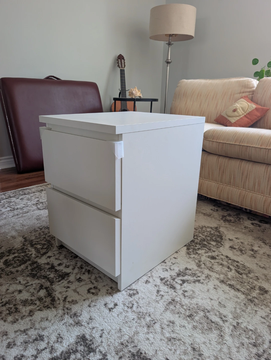 White 2-Drawer Cabinet ikea - photo 2