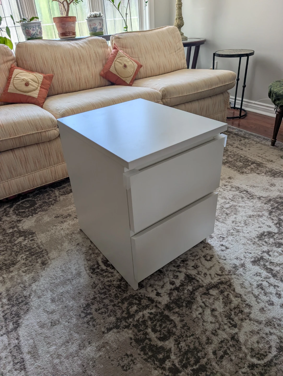 White 2-Drawer Cabinet ikea - photo 3