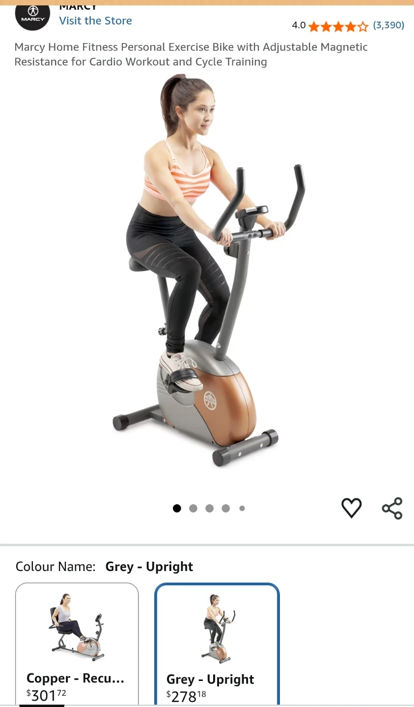 Marcy Stationary Exercise Bike - photo 2