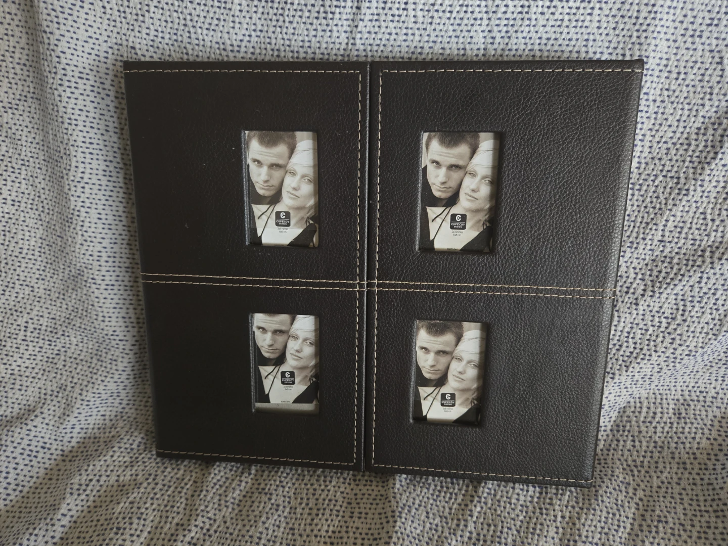 Brown Faux Leather Photo Album