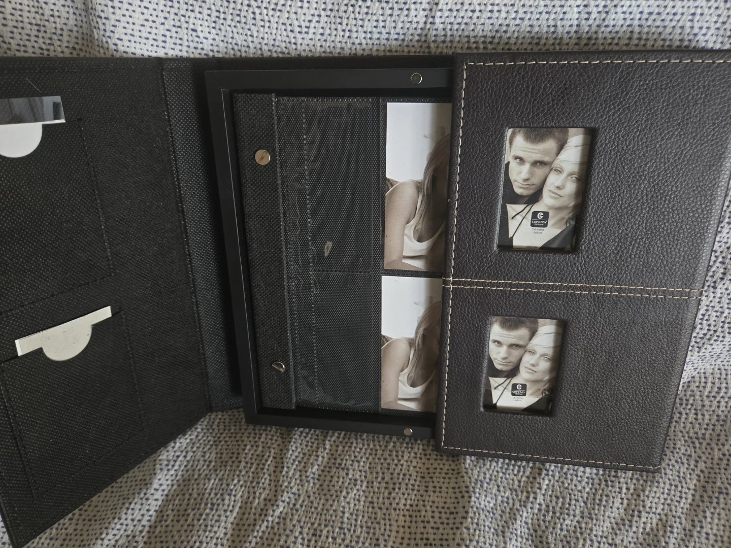 Brown Faux Leather Photo Album - photo 2