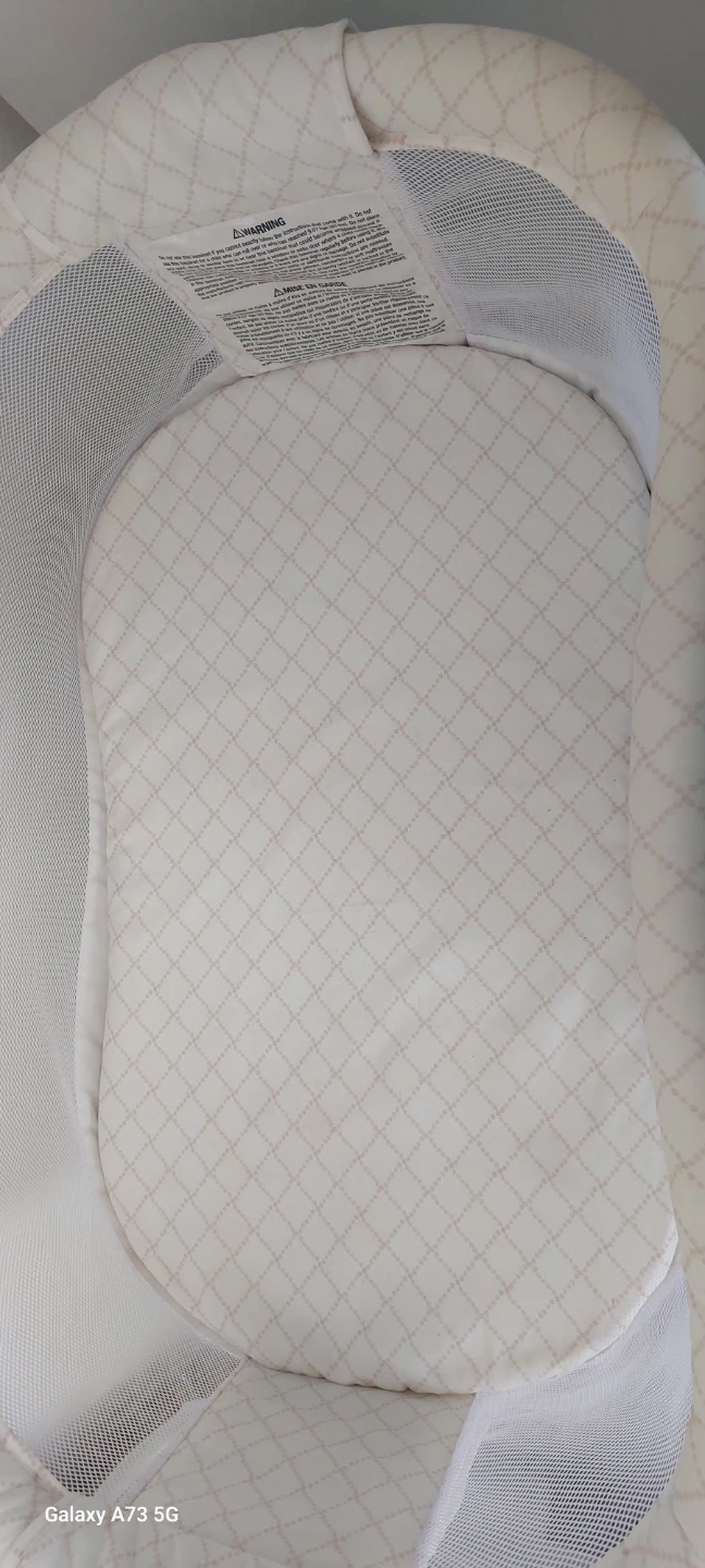 White Bassinet with Adjustable Height - photo 3