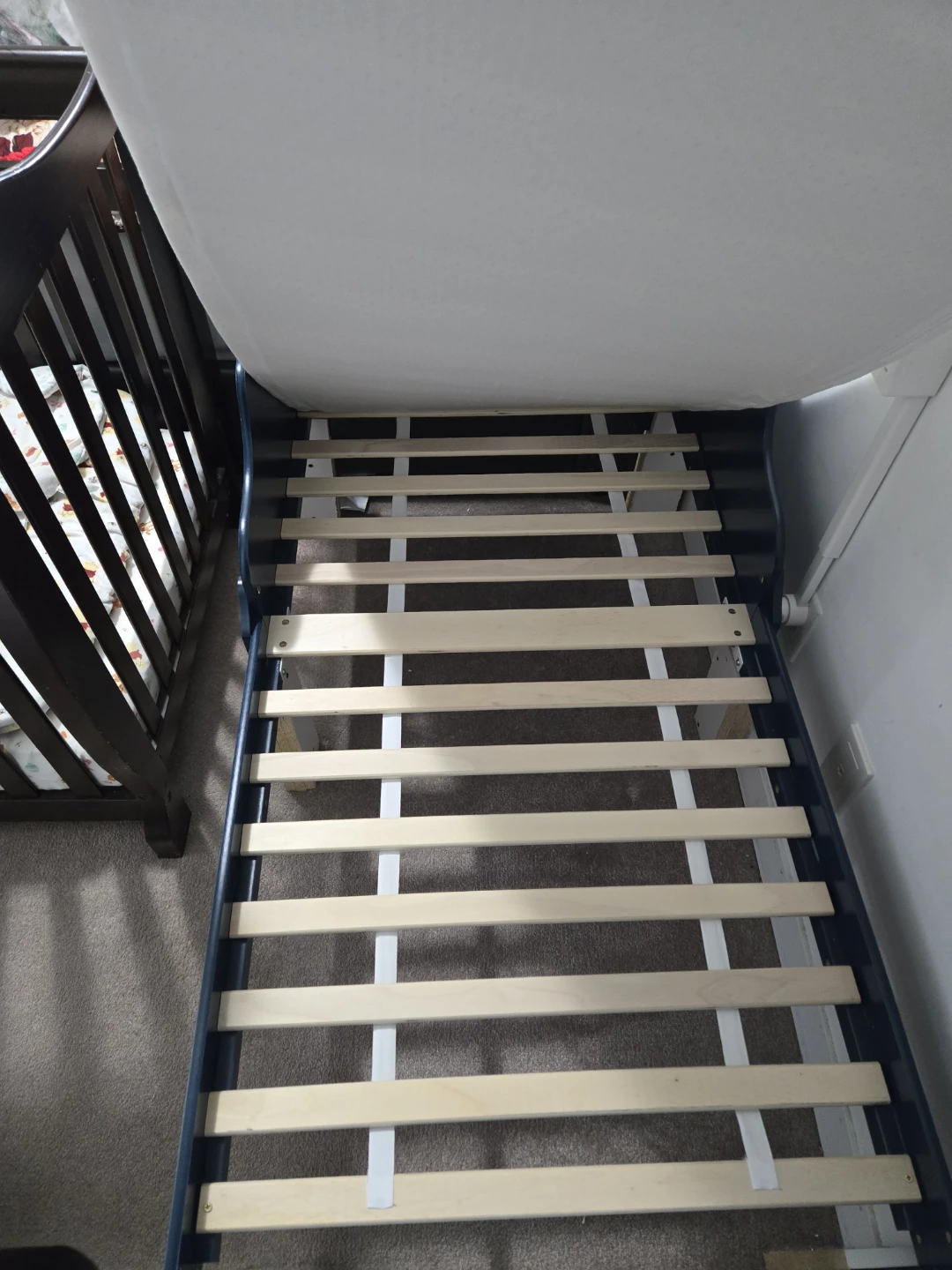 Toddler Rocket Bed Frame with Mattress