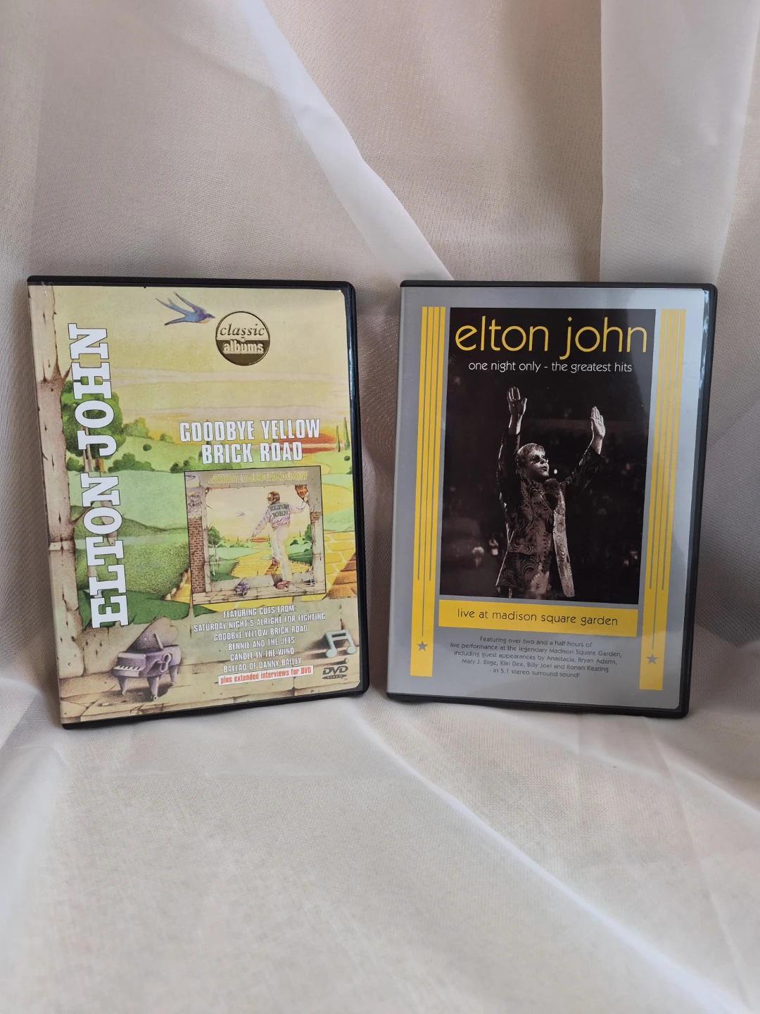 2 Elton John Dvds Sets Excellent Condition Selling Both together