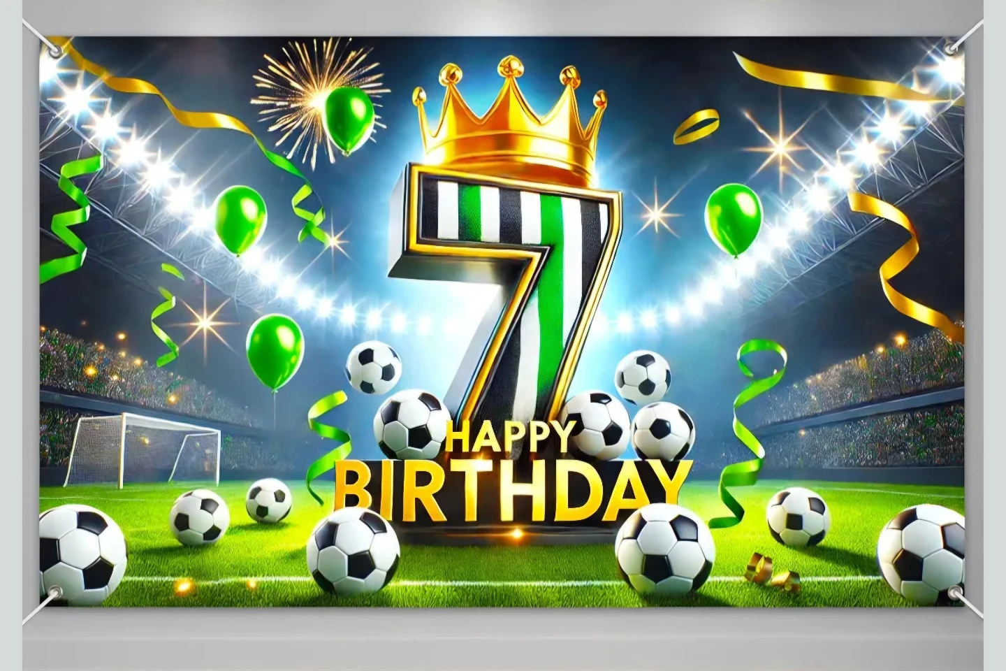 7th Birthday Backdrop - photo 3