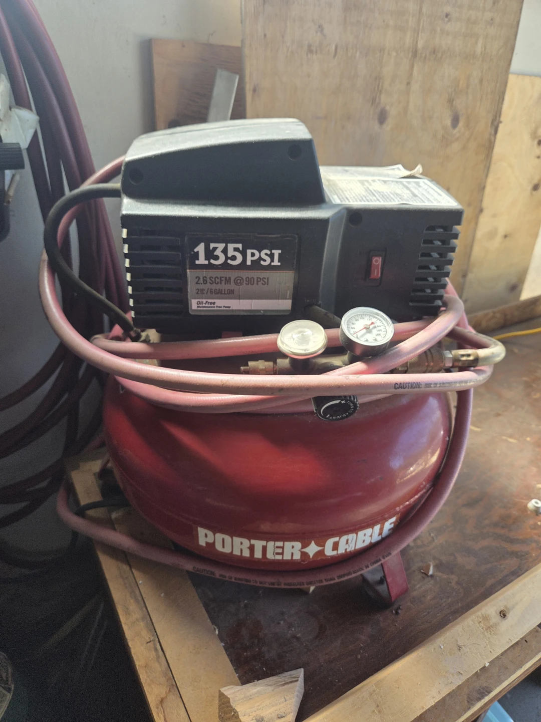 Porter-Cable 6 Gallon Air Compressor - photo 2