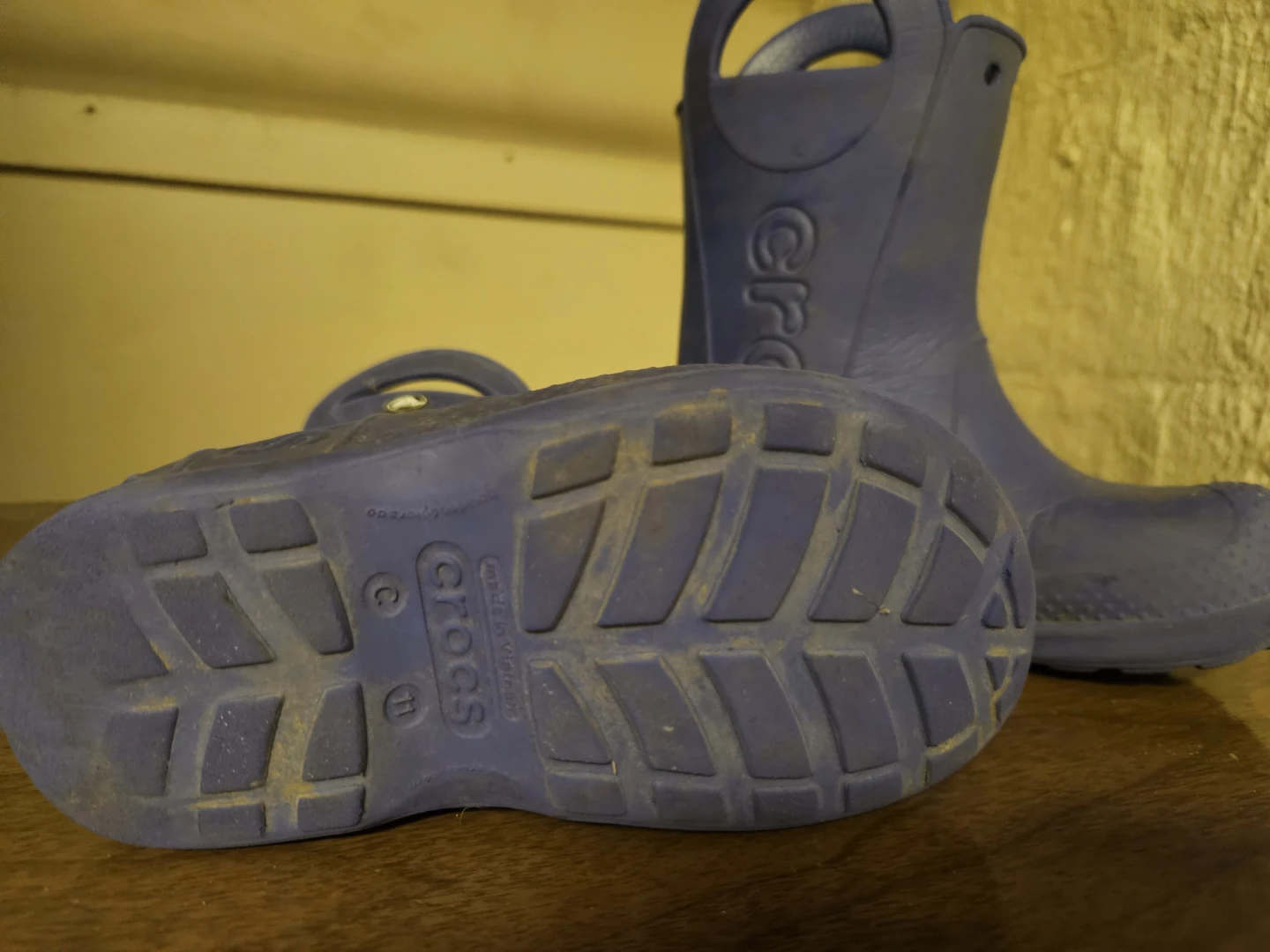 Crocs Kids Rain Boots - Purple Size C 11 - photo 2
