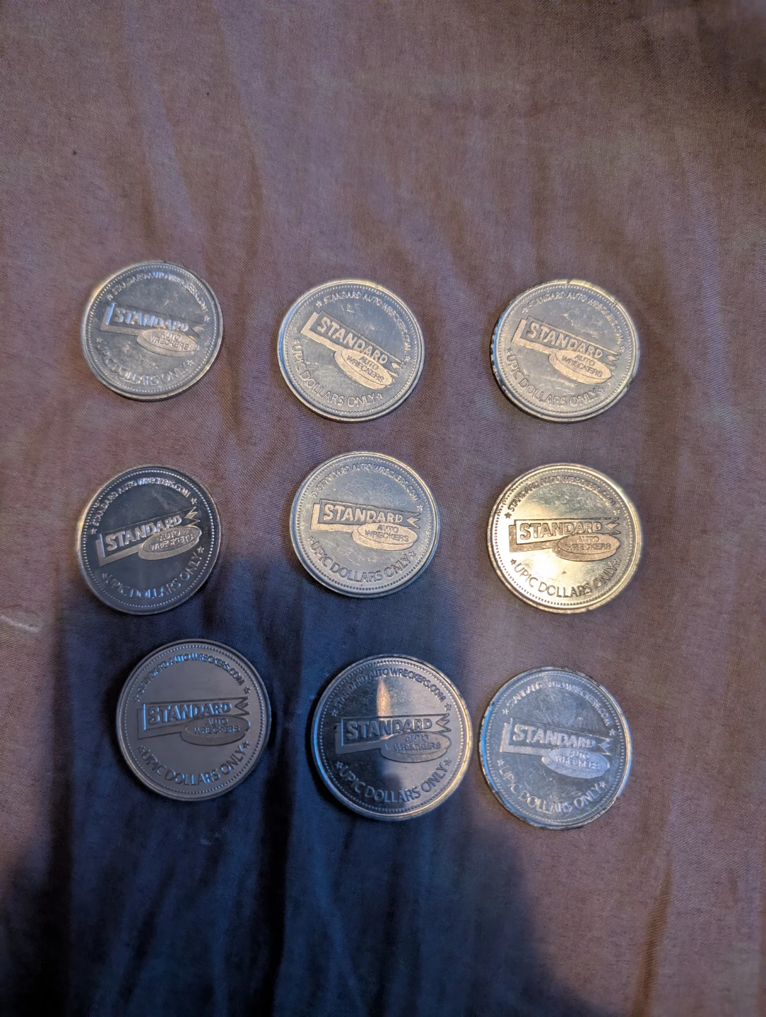 Standard Auto Wreckers UPIC Tokens - $240 Worth - photo 2