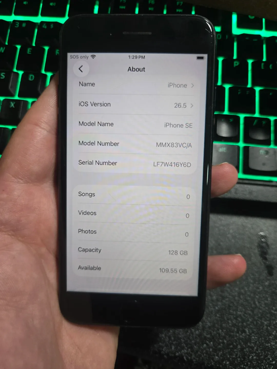 Apple iphone Se 3rd gen 5G 128gb - photo 2