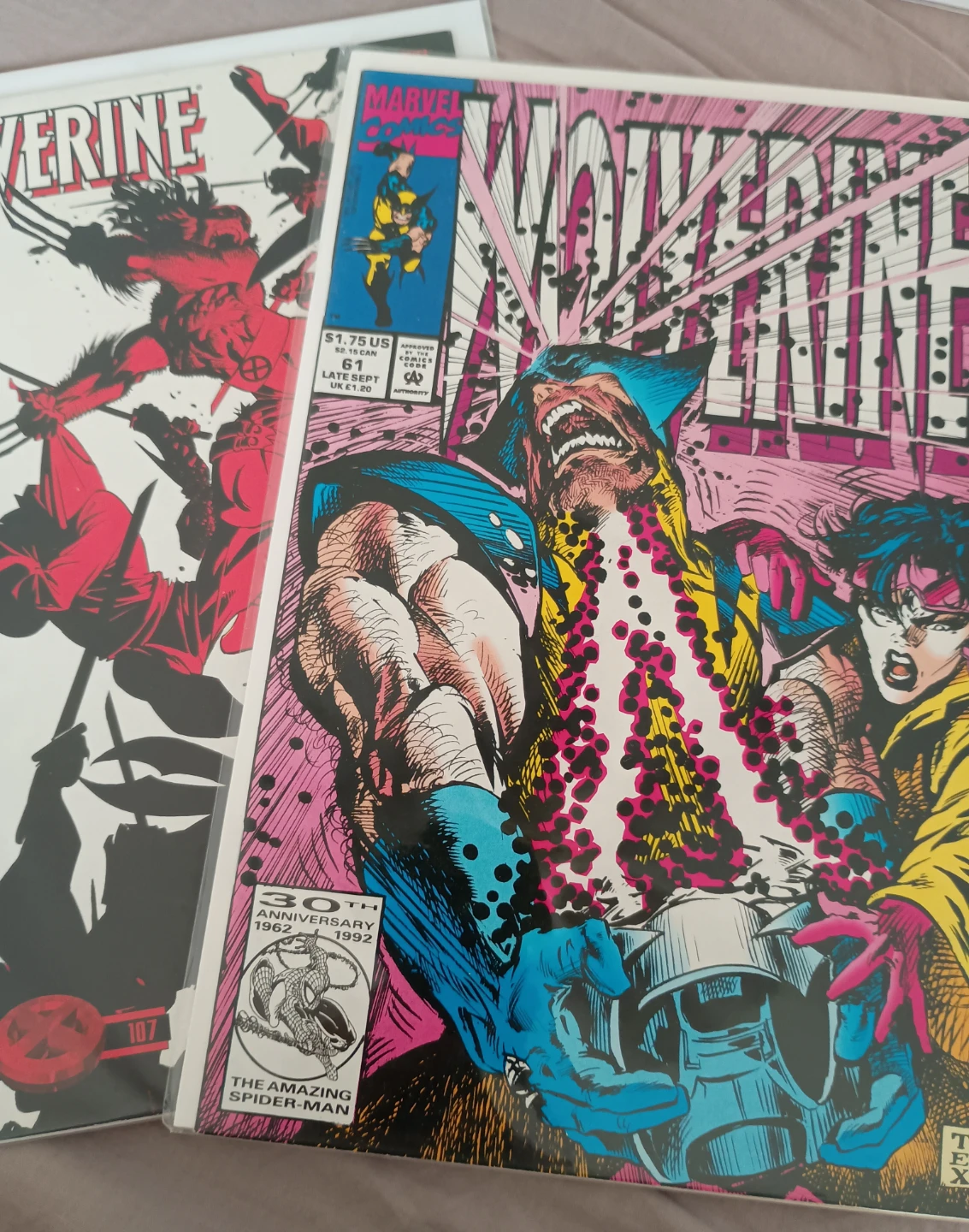 Wolverine Comic Lot (7 Issues) #22, #61, #77, #106–109 - photo 2