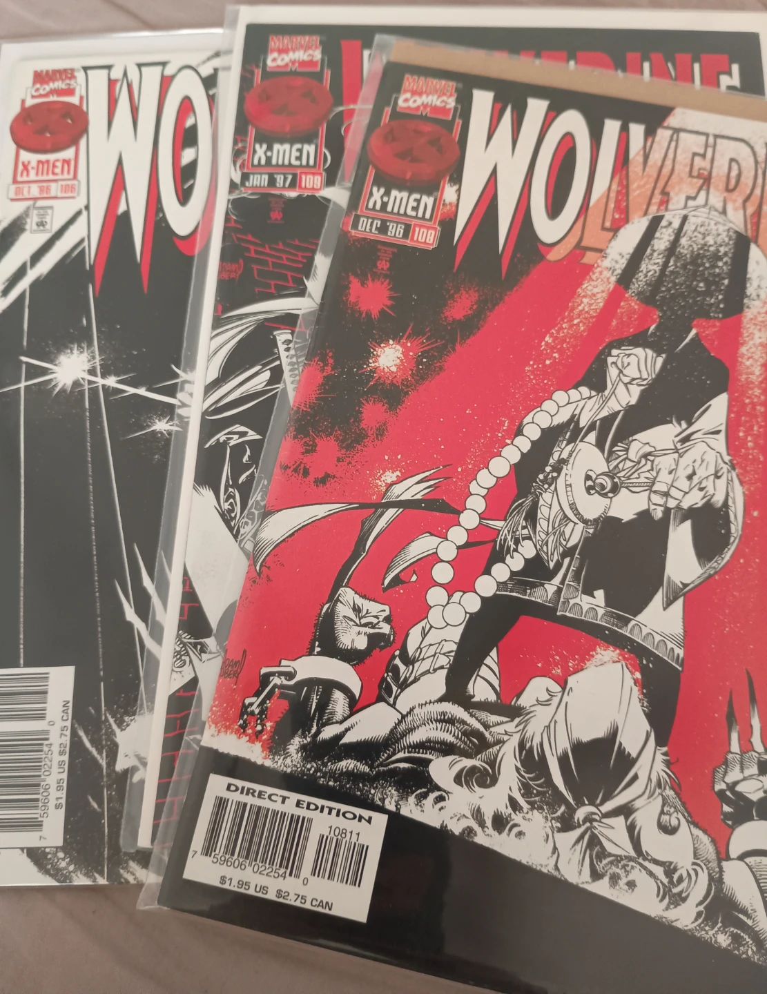 Wolverine Comic Lot (7 Issues) #22, #61, #77, #106–109 - photo 3
