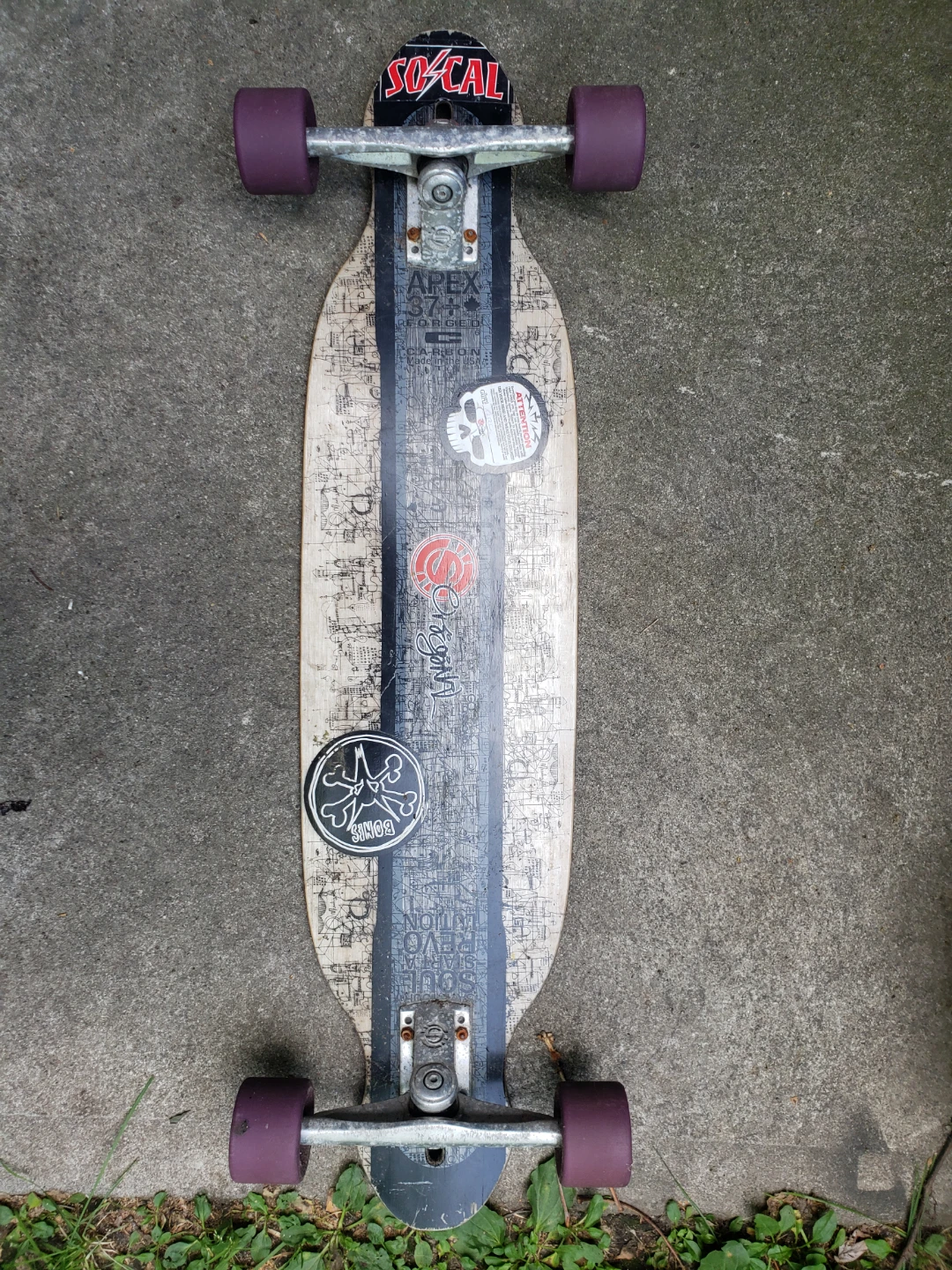 Apex 37 long board skake board - photo 5