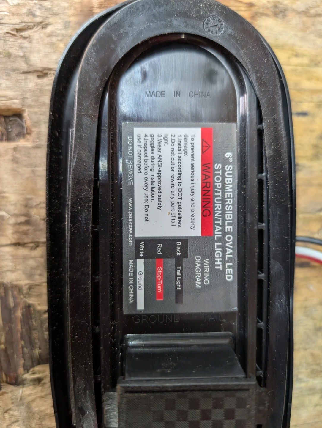 6" Oval LED Stop/Turn/Tail Light - photo 3